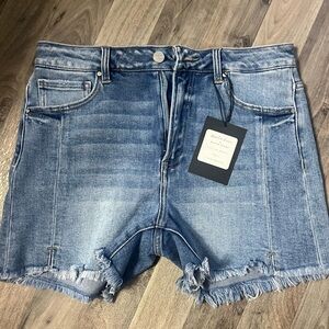 Classic Blue Denim Jean Shorts